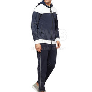 Chándal de dos piezas para hombre, último diseño, chándal de manga larga para hombre, chándal con logotipo personalizado más vendido para hombre - Product Image 3