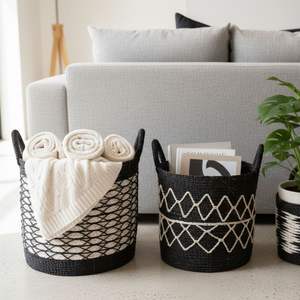 งานฝีมือจากพลาสติกรีไซเคิล ตะกร้า BOSWA - Product Image 4