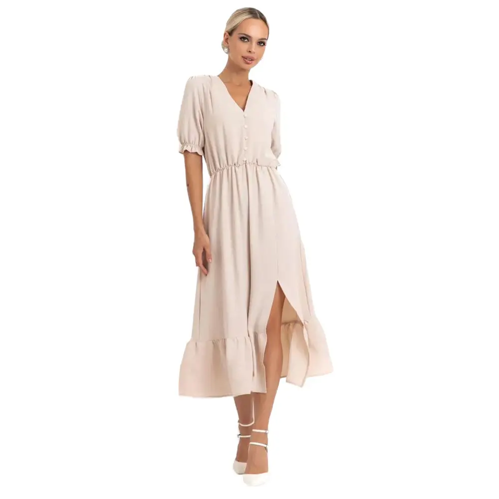 Belle robe pour femmes en matériau de qualité coupe élégante look élégant en gros