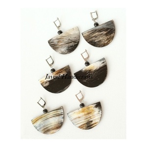 Pendiente de cuerno de búfalo de alta calidad para mujer, joyería de moda con estilo animal, directo del exportador del fabricante de la India - Product Image 2