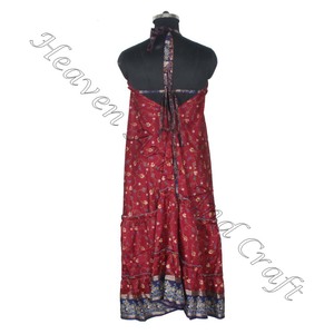 SD018 indien pakistanais coton Saree/Shari/Shari Hippy Boho Style moderne nouvelle robe en soie Vintage avec Style indien moderne - Product Image 2