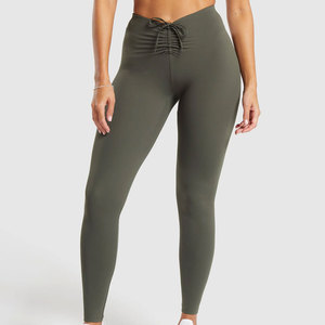 Top qualité dernière conception 100% coton femmes Legging disponible au prix de gros personnalisé couleur taille Style femmes Leggings - Product Image 1