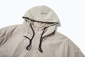 Windbreak แจ็กเก็ตกันฝนแบบรูดซิปแขนยาวกันน้ำได้สำหรับฤดูหนาวกลางแจ้งไฮสตรีท - Product Image 3