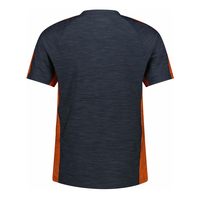 T-shirt décontracté à la mode en coton biologique de haute qualité pour hommes, blancs, coupe oversize, imprimés, tricotés, devant uni, vêtements