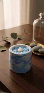 Nouvelle conception de bougie en pot en béton, bougie parfumée de luxe, combustion propre, idéale pour la décoration intérieure, ambiance cosy et cadeaux, vente en gros - Product Image 3