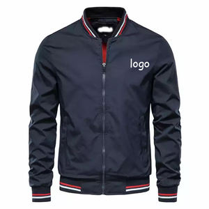 Chaqueta Bomber de Satén Personalizada para Hombre, Invierno, Estilo Urbano, Logotipo Frontal, Venta al Por Mayor - Product Image 2