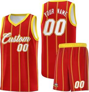 Fabrication professionnelle hommes basket-ball uniforme de haute qualité respirant Pakistan fait basket-ball uniforme à vendre - Product Image 5