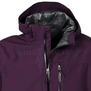 New Design Men's <b>Winter</b> Outdoor Jacket with Stand Collar High Performance Waterproof Canvas Fabric - Product Image 4