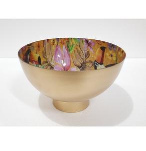 Tazón de utensilios de cocina de trabajo de Metal y Meena de excelente diseño, tazón de mesa de forma redonda de buena calidad para servir alimentos con Base - Product Image 1