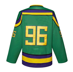 Maillot de hockey sur glace en polyester de haute qualité conception libre impression par sublimation logo brodé maillot de hockey sur glace personnalisé - Product Image 3