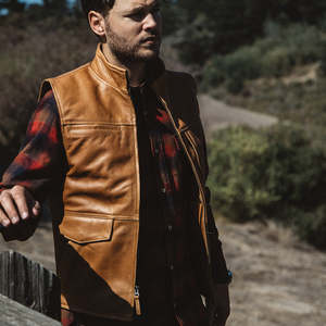 Chalecos de cuero cómodos para hombres más vendidos Chalecos de cuero personalizados transpirables profesionales Diseño de chaqueta para hombres - Product Image 4