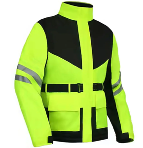 Combinaison de moto asiatique de haute qualité, imperméable, coupe-vent, en Cordura, avec armure textile, logo personnalisé, équipement de motard, hiver - Product Image 4