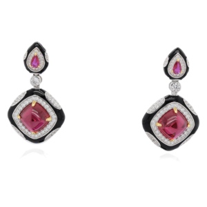 Brilliant Zircon Luxury Stud <b>Earrings</b>-Trendy Rhodium Plated Gift - Product Image 1