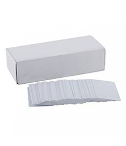 Venta a granel Tarjeta de identificación de PVC blanco Tarjetas deportivas de rayas magnéticas de plástico en blanco CR80 Superficie de estampado en caliente imprimible para compradores a granel - Product Image 3