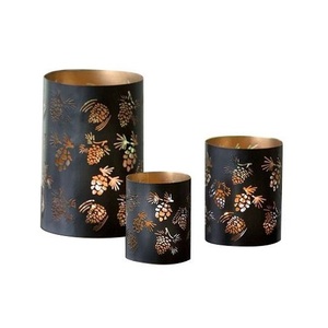 Porte-bougie de forme carrée au design unique, en marbre et en métal, vaisselle, porte-bougie chauffe-plat par Home Arts - Product Image 5
