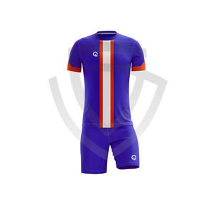 Uniformes de Fútbol de Alta Calidad con Logotipo Personalizado, 100% Poliéster, Secado Rápido, Transpirables, Cuello en V, para Hombre, Último Diseño - Product Image 1