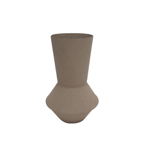 Vase à fleurs en métal de conception classique couleur pêche pour la maison et le mariage Vase à fleurs décoratif de table en vrac fait à la main - Product Image 1