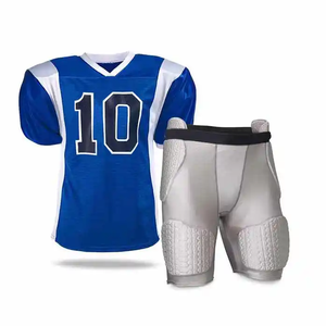 Ropa deportiva de alta calidad, uniforme de fútbol, sublimación personalizada, camiseta verde y pantalón naranja, uniforme americano, venta a granel 2024 - Product Image 2