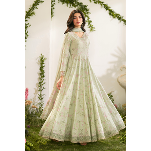 Conjunto de Traje para Mujer IZNIK-3PC con Dupatta de Seda Estampada y Pantalón, Vestido Estampado con Bordado-BIC-067 - Product Image 2