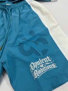 ชุดเซ็ตเสื้อแจ็คเก็ตและกางเกงขาสั้น ORCAFITS สกรีนโลโก้ตามสั่ง คุณภาพสูง สไตล์สตรีทแวร์ 2 ชิ้น ชุดกันลม ทรงปกติ ผลิตจากโพลีเอสเตอร์ สำหรับเล่นกีฬา - Product Image 4