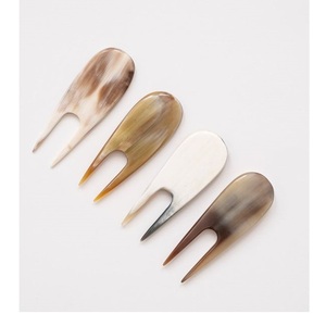 Real Horn <b>Knife</b> and Fork Cutlery <b>Long</b> Handle Spoons Horn Salad Serving Spoon for Tableware Manufacturer in Bulk From India - Product Image 6