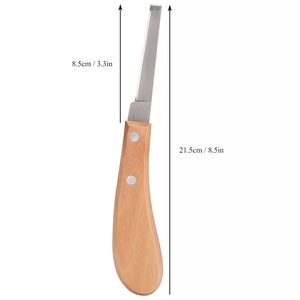 Couteaux à sabot de haute qualité droit court étroit maréchal-ferrant sabot et couteaux à griffes acier allemand pour couper les couteaux à sabots d'animaux - Product Image 3