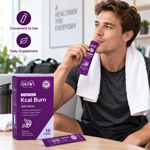 Kcal Burn Jelly Sticks Sabor <span class=keywords><strong>Naranja</strong></span> Control del Apetito Digestión Saludable Pérdida de Peso Control de Peso Suplemento Dietético - Product Image 3