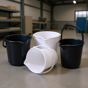 Ergonomic Handle HDPE Bucket for Easy Operation Burkle GmbH Material Handling Equipment - Product Image 2