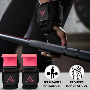 Ganchos de Neopreno de la Mejor Calidad para Levantamiento de Pesas con Logotipo Personalizado, Antideslizantes, Cómodos, Transpirables, Unisex, para Ejercicio en Gimnasio - Product Image 6