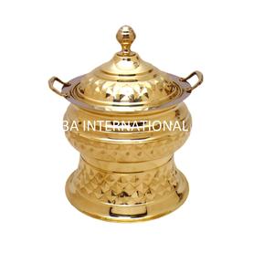 Buffet en acier inoxydable de la plus grande vente Équipement alimentaire Traiteur Plat de service Chauffe-plat Design luxueux Serveur d'aliments chauds Chauffage au gaz - Product Image 1