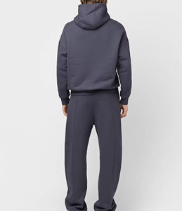 Meilleure qualité sur mesure hommes Streetwear survêtement à capuche couleur unie 100% coton polaire tissu personnalisé marque faite au Pakistan - Product Image 3