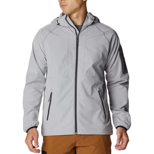 Chaqueta Softshell para Hombre Más Vendida, Diseño OEM Personalizado, Cortavientos, Ligera, para Actividades al Aire Libre en Invierno, Frente Liso Teñido - Product Image 1