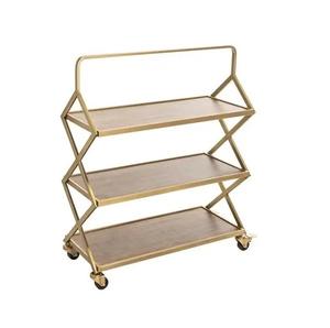 Chariot de service de haute qualité avec 4 roues Chariot de service décoratif pour la maison, l'hôtel et les restaurants au prix de gros - Product Image 3