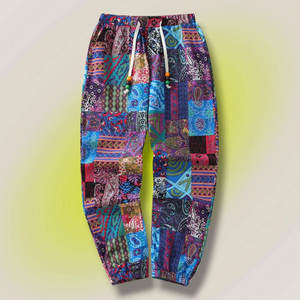 Pantalon imprimé respirant avec des couleurs vives et une sensation de légèreté pour un pantalon imprimé toutes saisons - Product Image 2