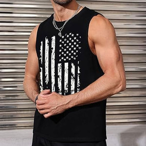 Custom Lightweight Breathable Workout Tank Top Casual Knitted <b>Running</b> <b>Singlet</b> with Breathable Sleeveless Shirt Design - Product Image 4