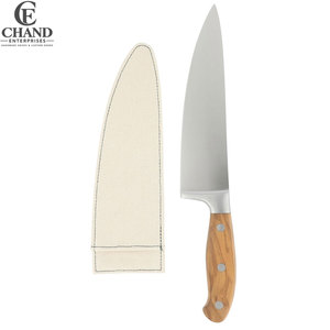 Cuchillos de Chef Profesionales, Ecológicos, con Hojas de Acero Inoxidable, Mangos de Madera Pakka, Ambidiestros, Herramientas Manuales Duraderas - Product Image 2