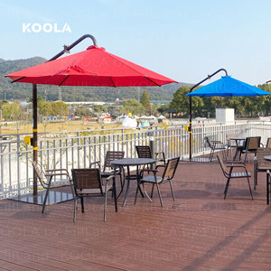13 ft Commercial Cantilever Umbrella | Heavy-Duty All-Steel Structure | KOOLA KENTI 4m Parasol | UV, Water Resistant - Product Image 1
