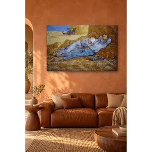 Fida Van Gogh Noon : Reposeuraillement après le travail, impression sur toile - Product Image 4