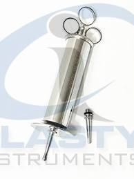 JERINGA DE ENEMA DE OÍDO QUIRÚRGICO VETERINARIO DE UNA PC DE ACERO INOXIDABLE DE CALIDAD PREMIUM 8OZ LIMPIEZA DE OÍDOS INSTRUMENTO QUIRÚRGICO VETERINARIO CE - Product Image 6