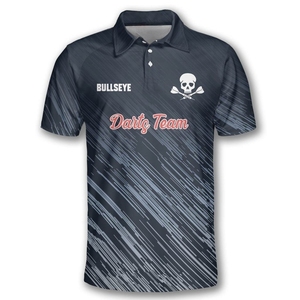 Jeu de fléchettes Maillot sublimé à séchage rapide Uniforme d'équipe confortable avec tissu évacuant l'humidité pour le tournoi et l'entraînement - Product Image 5