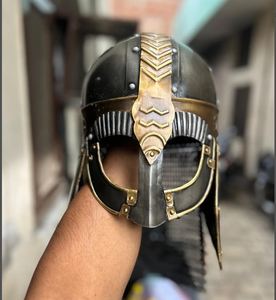 Cadeau d'halloween pour lui Bataille Costume médiéval Cosplay Grec Sparte Ancien Romain Corinthien Acier - Product Image 1
