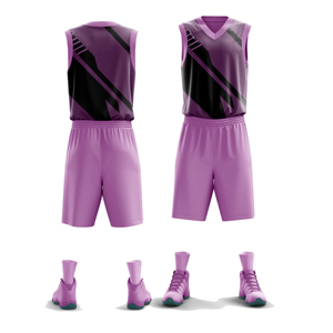 Uniforme de Baloncesto Deportivo Premium, Jersey y Pantalones Cortos de Poliéster Transpirable que Absorbe la Humedad, Opciones de Impresión Personalizadas Ilimitadas, Unisex - Product Image 2