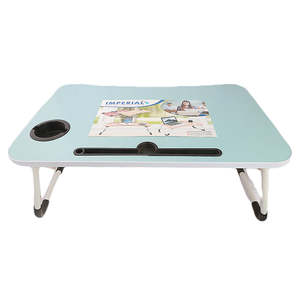 Table multifonctionnelle pour ordinateur portable - Bleu - Product Image 2
