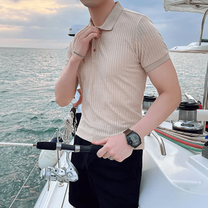 Camiseta Polo de Manga Corta para Hombre Estilo Clásico con Cuello de Punto - Product Image 6