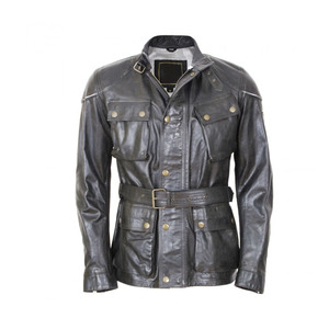 Fait sur mesure moto course haute qualité en peau d'agneau veste en cuir hommes, en gros Premium Biker 100% veste en cuir de mouton hommes - Product Image 1