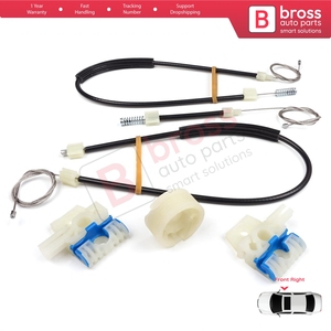 Kit de réparation de lève-vitre électrique avant droit BWR5360 pour Jetta MK6 A6 IV 2010-2018 5C6 1B 162 163 AV2 AV3 5C6837462 - Product Image 5