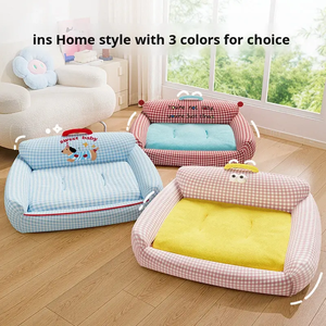 Cama para Mascotas Hakuna <span class=keywords><strong>Matata</strong></span>, Personalizada de Fábrica, Ecológica, Linda, Moderna, de Algodón Suave, con Diseño de Dibujos Animados, para Todas las Estaciones, Cómoda y Transpirable - Product Image 4