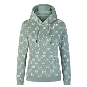 Jersey de talla única para mujer, Sudadera con capucha estampada, suéter de punto liso para gimnasio y Fitness para Otoño e Invierno - Product Image 1