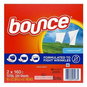 Hojas de secadora frescas para exteriores Bounce, 2 pk./160 CT. - Product Image 4