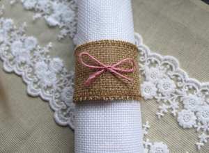 Anneaux de serviette modernes écologiques multi-matériaux pour la décoration de table - Product Image 2